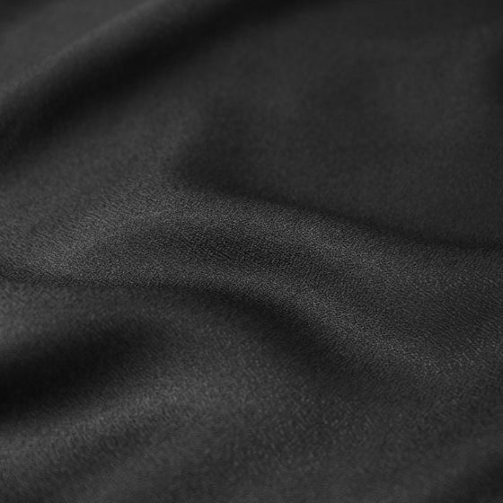 Black | Viscose Crepe Fabric - Weave & Woven