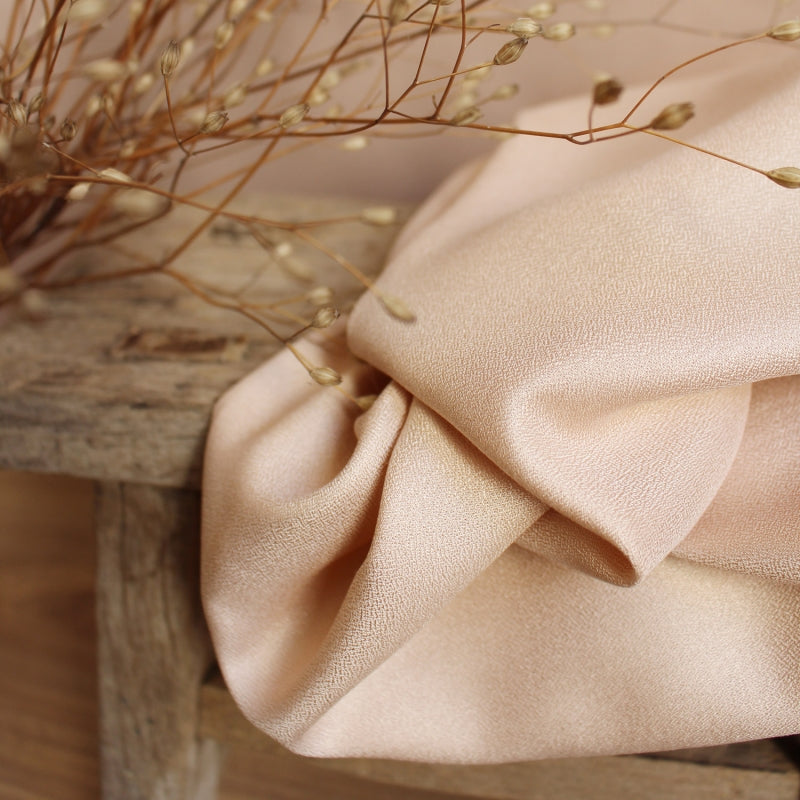 Cotton Modal Fabric by The Yard (Blush)