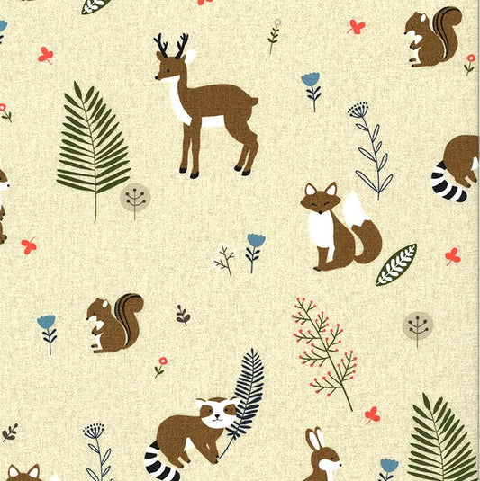 Critter Tails in Khaki - Weave & Woven