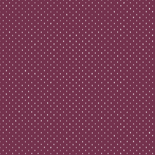 Stitch and Repeat in Plum - Weave & Woven