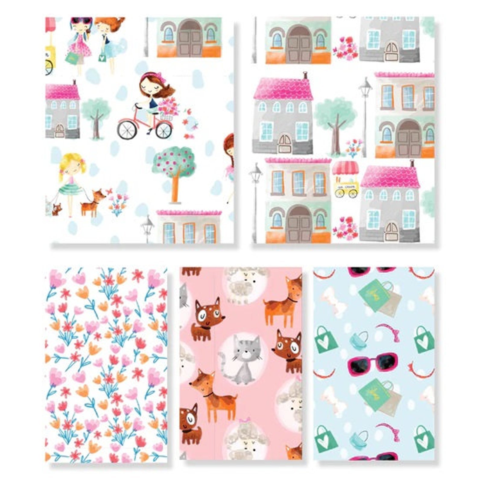 Little Homes on White - Weave & Woven