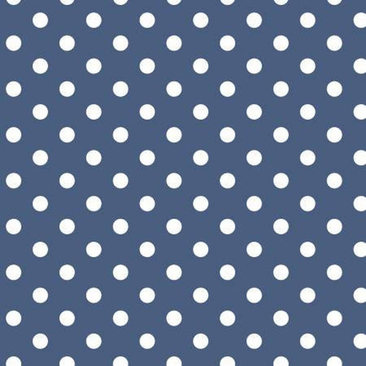 Notting Hill Dots Blue - Weave & Woven
