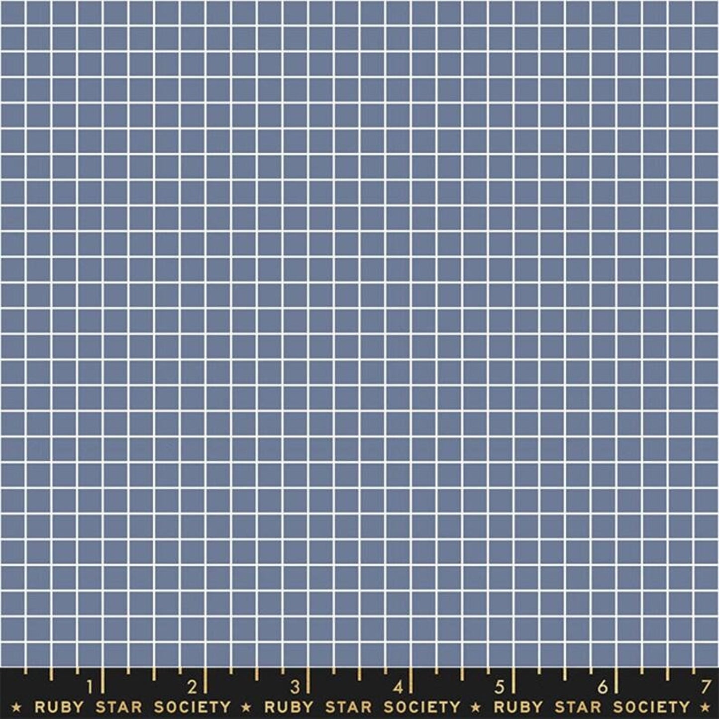 Grid in Denim - Weave & Woven