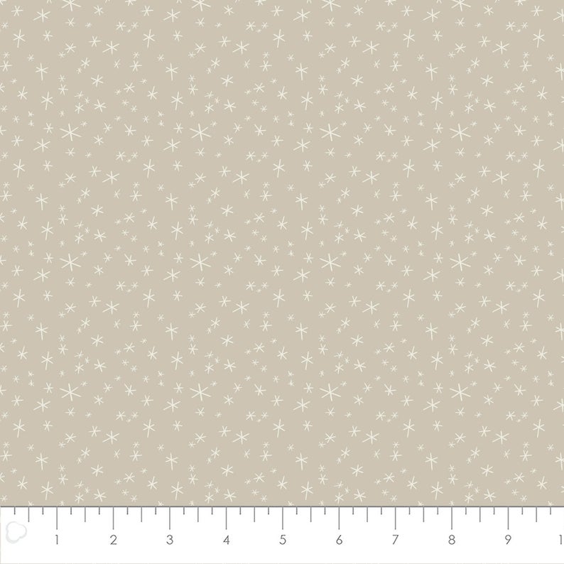 Scattered Stars in Light Taupe - Weave & Woven