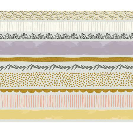 Bumble Bee in Mist | Metallic Gold - Weave & Woven
