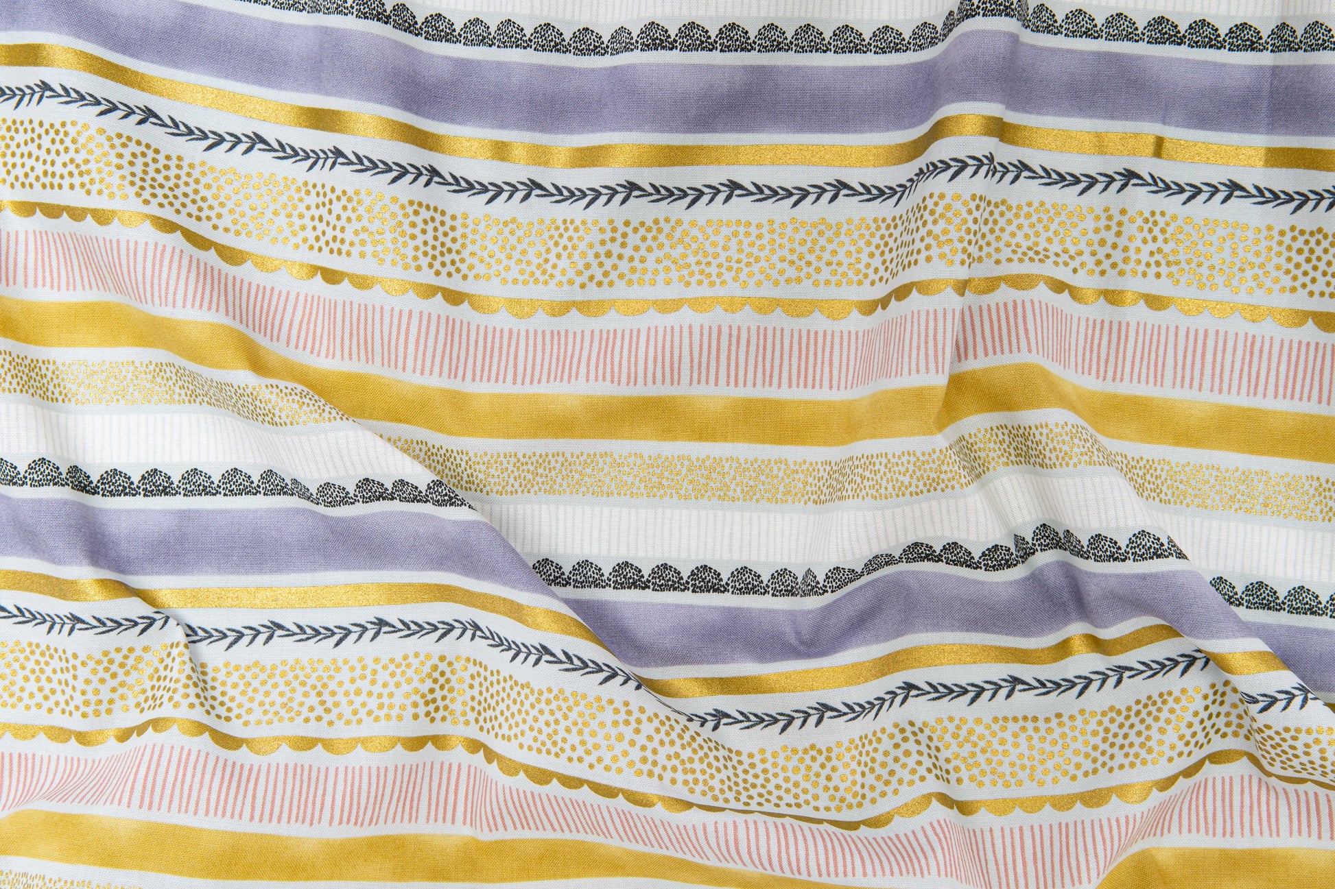 Bumble Bee in Mist | Metallic Gold - Weave & Woven