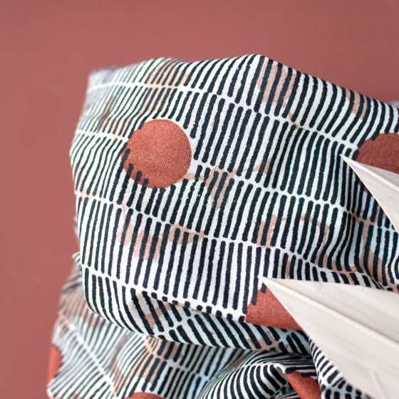 Mirage in Chestnut | Cotton Gauze - Weave & Woven