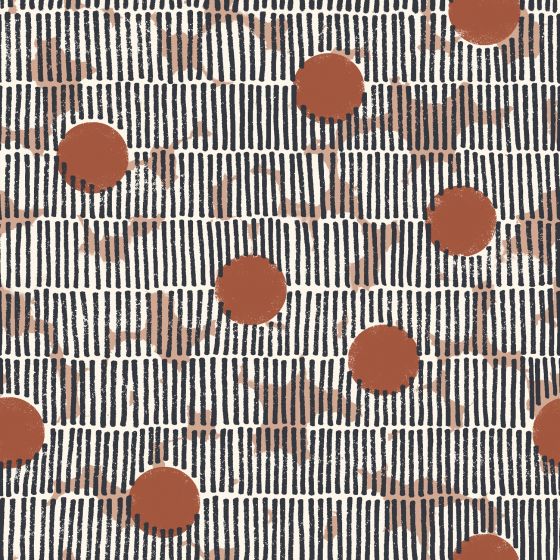 Mirage in Chestnut | Cotton Gauze - Weave & Woven