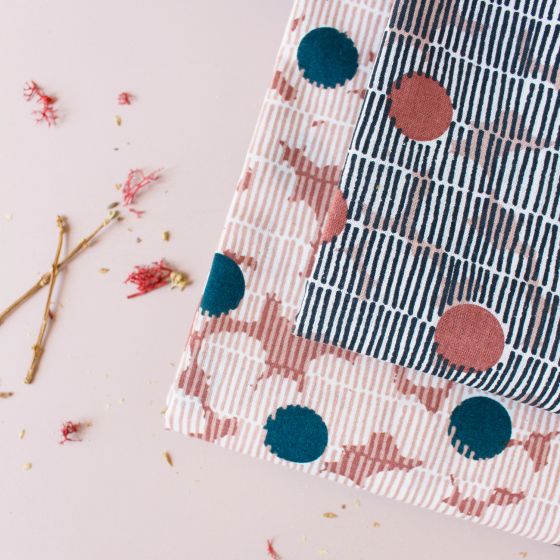 Mirage in Chestnut | Cotton Gauze - Weave & Woven