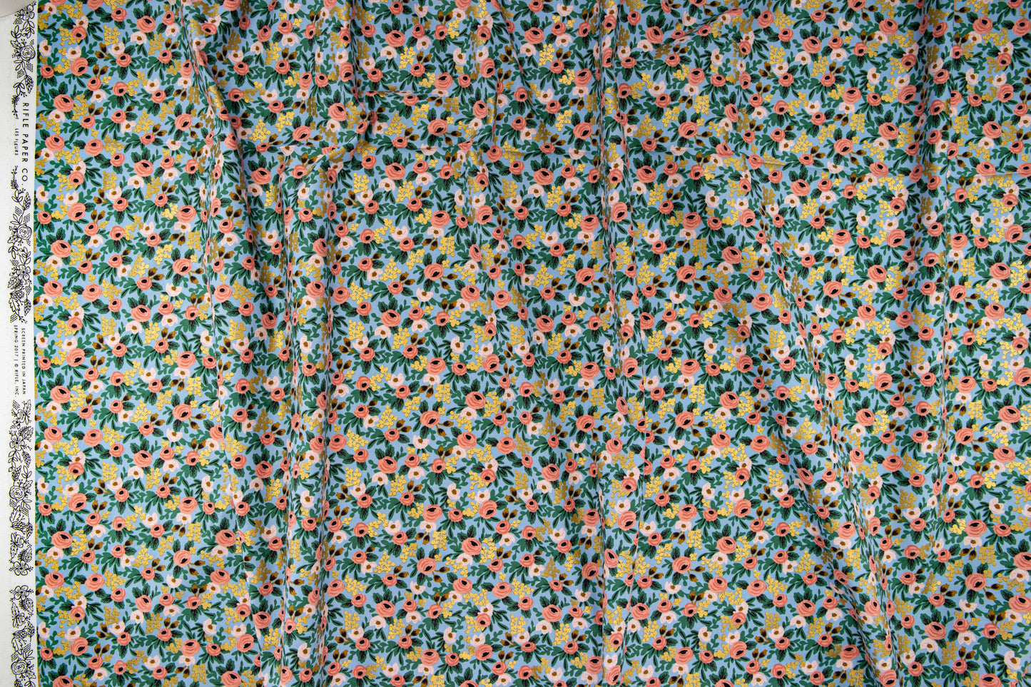 Rosa in Chambray | Metallic - Weave & Woven