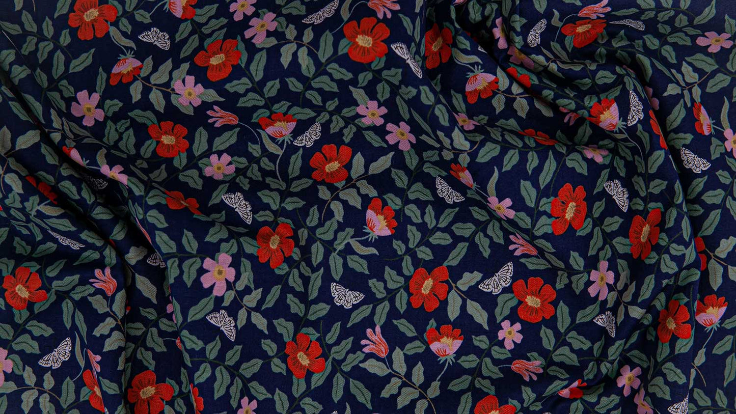 Primrose in Navy - Weave & Woven