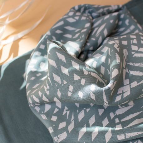 Shade in Cactus | Rayon Viscose Fabric - Weave & Woven