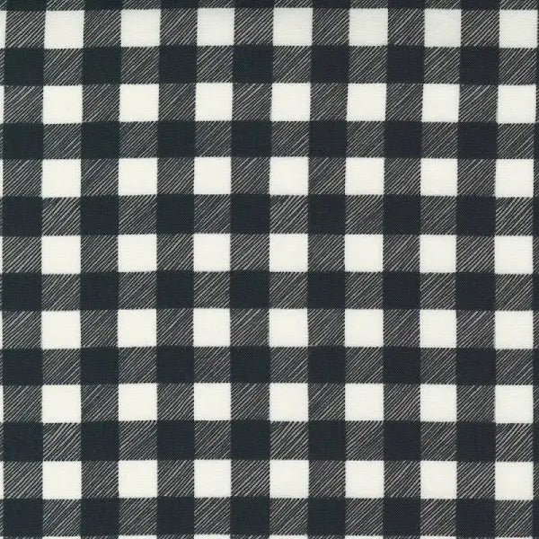 Buffalo Plaid in Charcoal - Weave & Woven