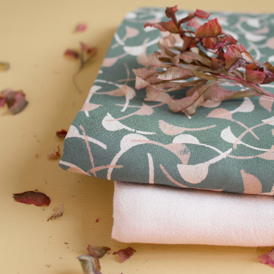 Windy in Cedar | Rayon Viscose Fabric - Weave & Woven