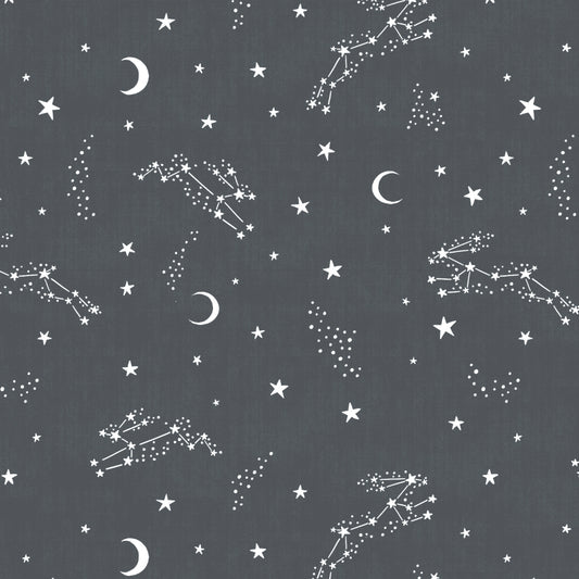 Bunny Dream Constellations on Charcoal
