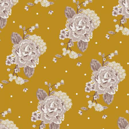 Mustard Florals | Organic Cotton