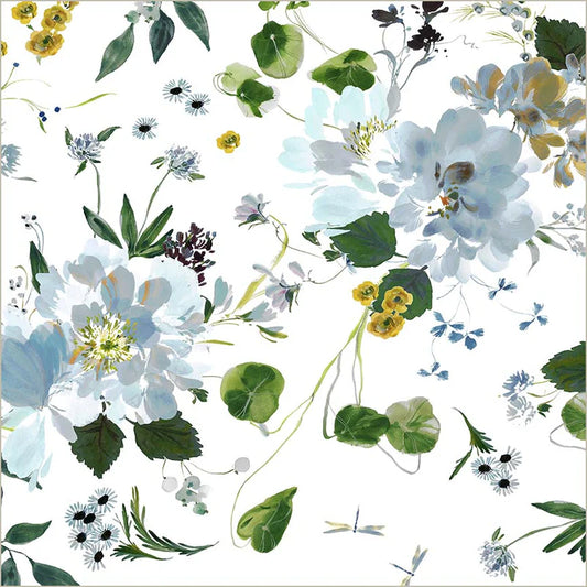 Peony Garden in White