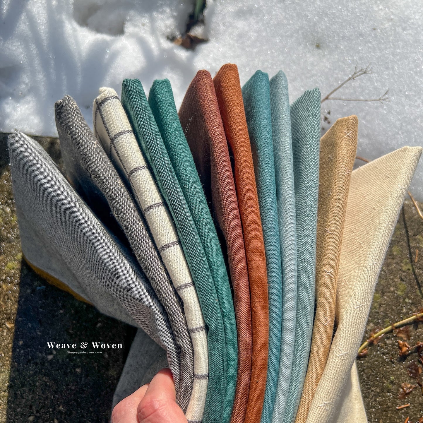 Woodland Ember | Fat Quarter Bundle - Weave & Woven