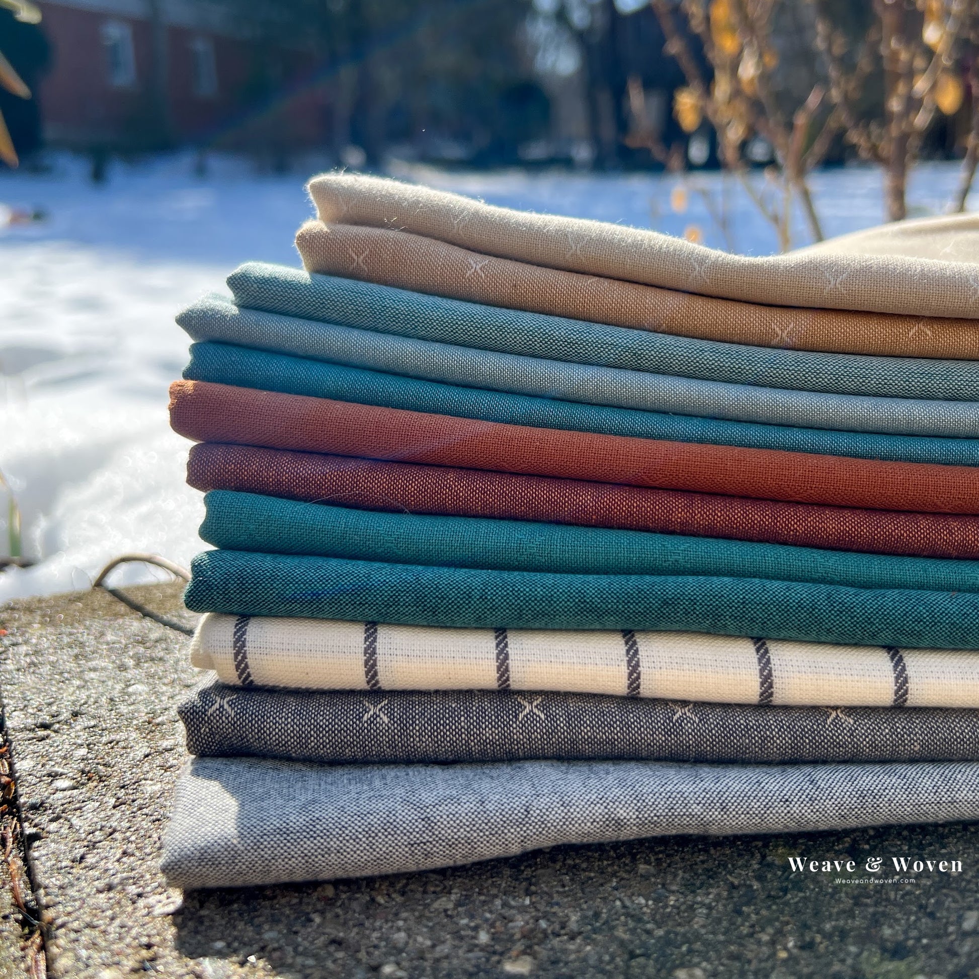 Woodland Ember | Fat Quarter Bundle - Weave & Woven