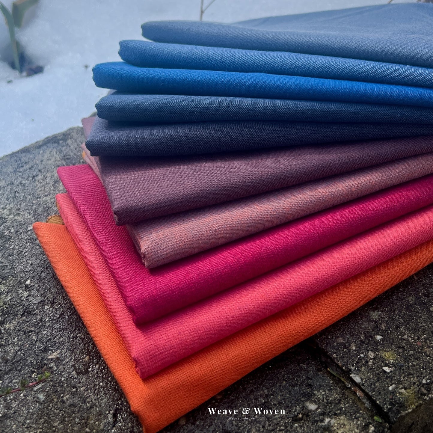 Skyscape in Twilight | Fat Quarter Bundle - Weave & Woven