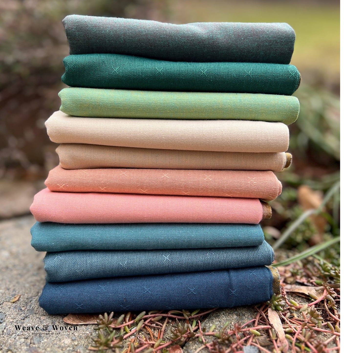 Lillypad | Fableism Fat Quarter Bundle - Weave & Woven