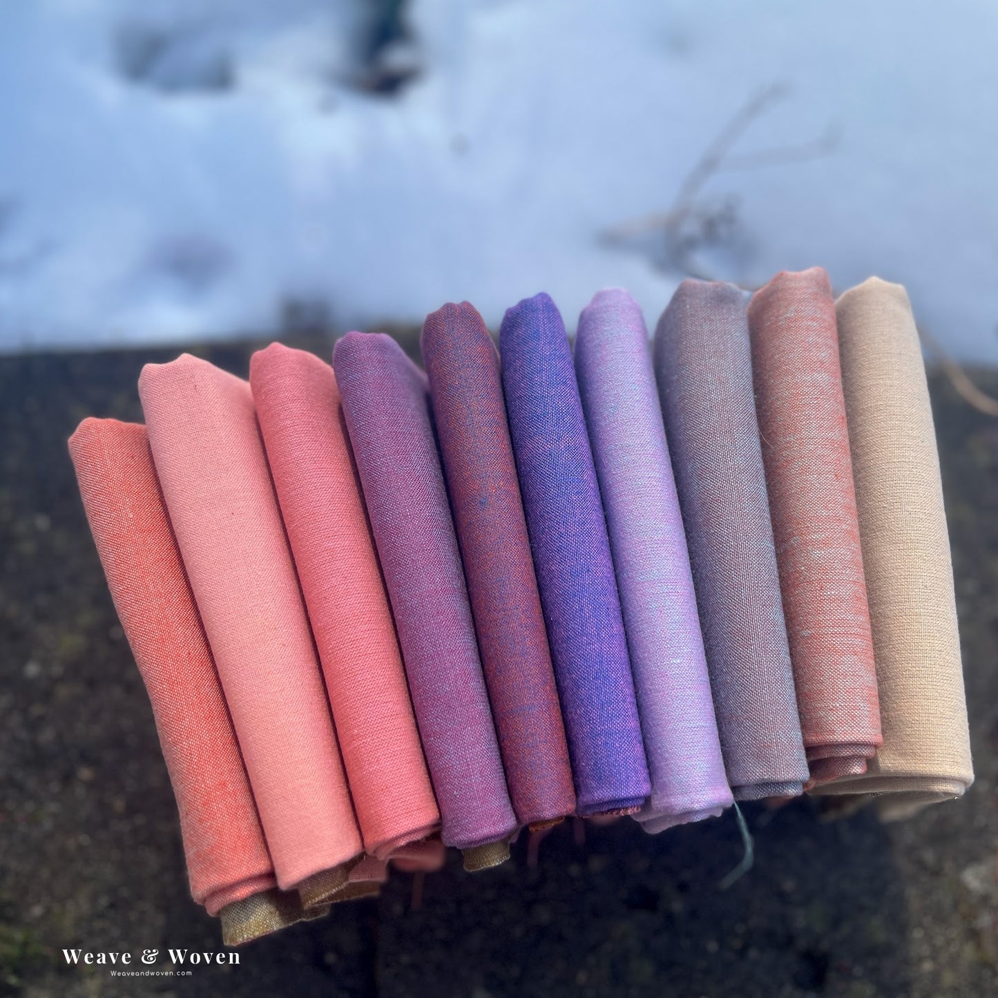 Skyscape in Dawn | Fat Quarter Bundle - Weave & Woven