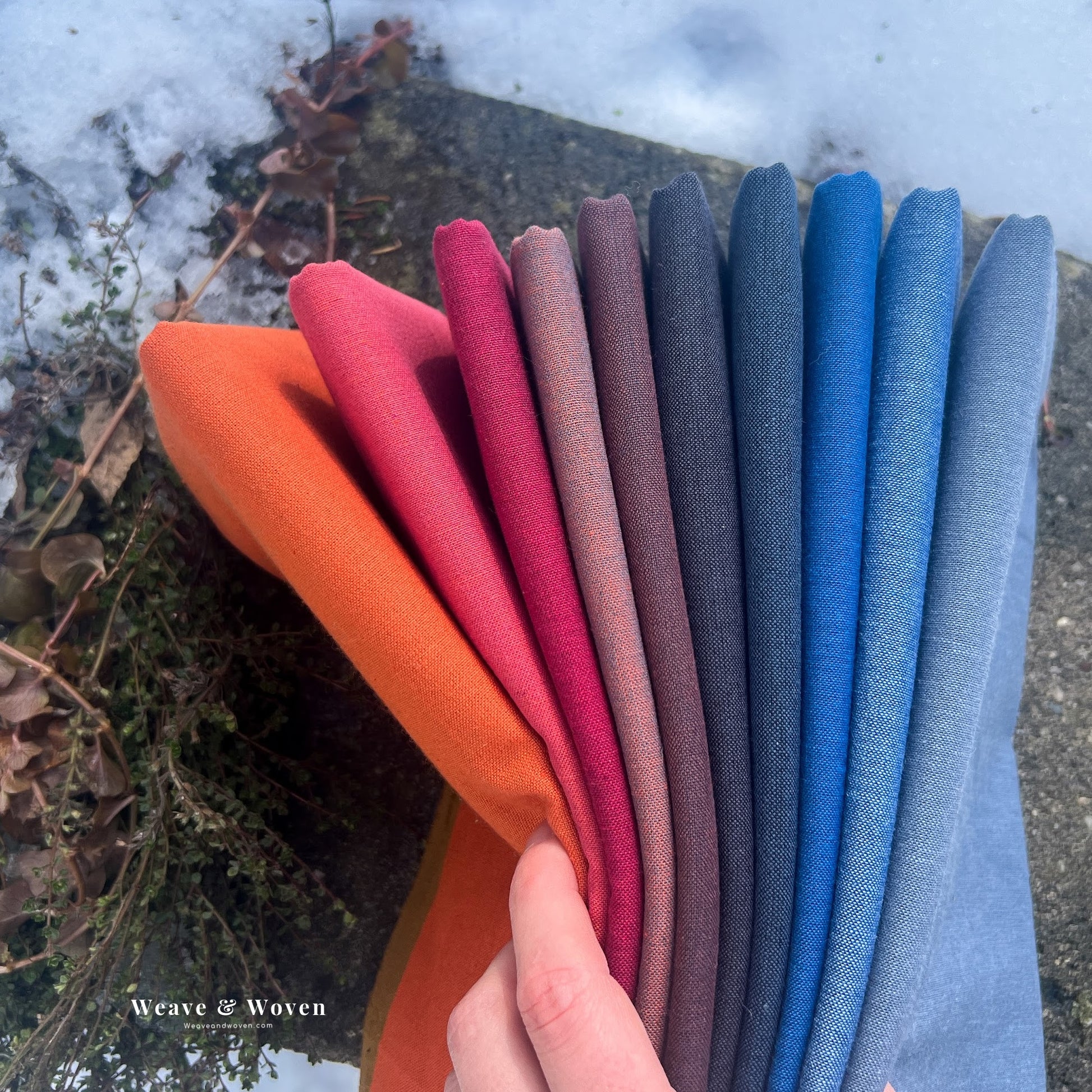 Skyscape in Twilight | Fat Quarter Bundle - Weave & Woven