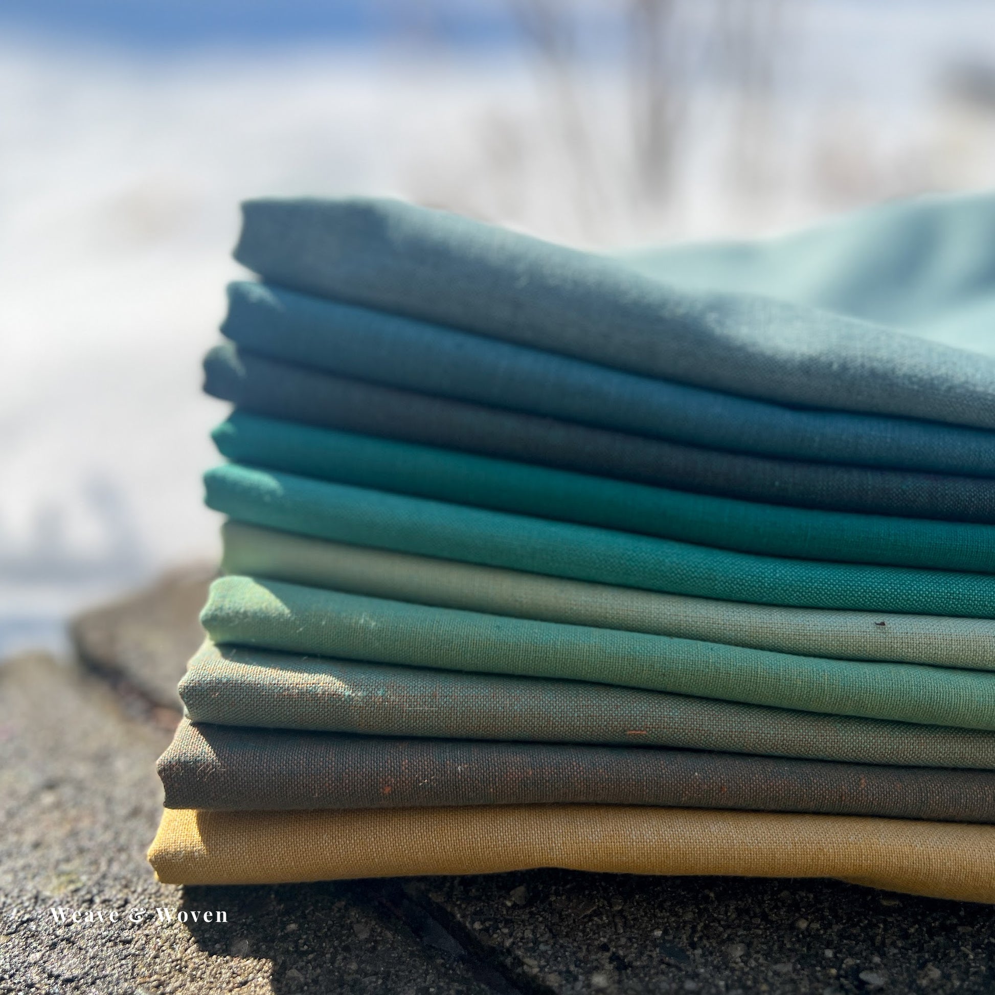 Landscape in Forest | Fat Quarter Bundle - Weave & Woven