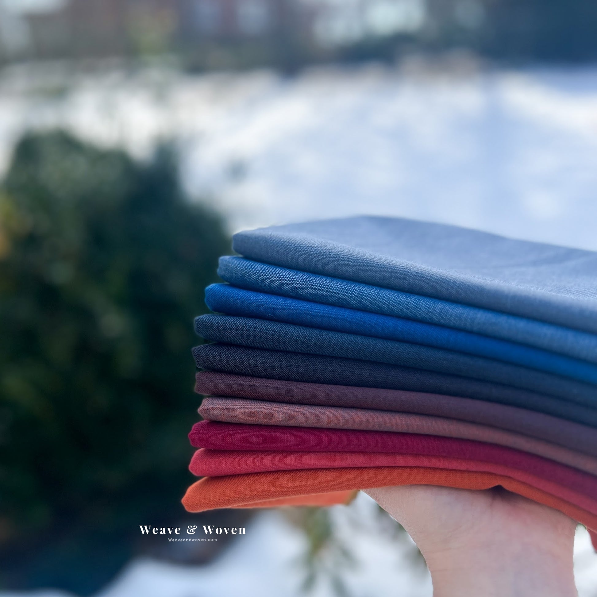 Skyscape in Twilight | Fat Quarter Bundle - Weave & Woven