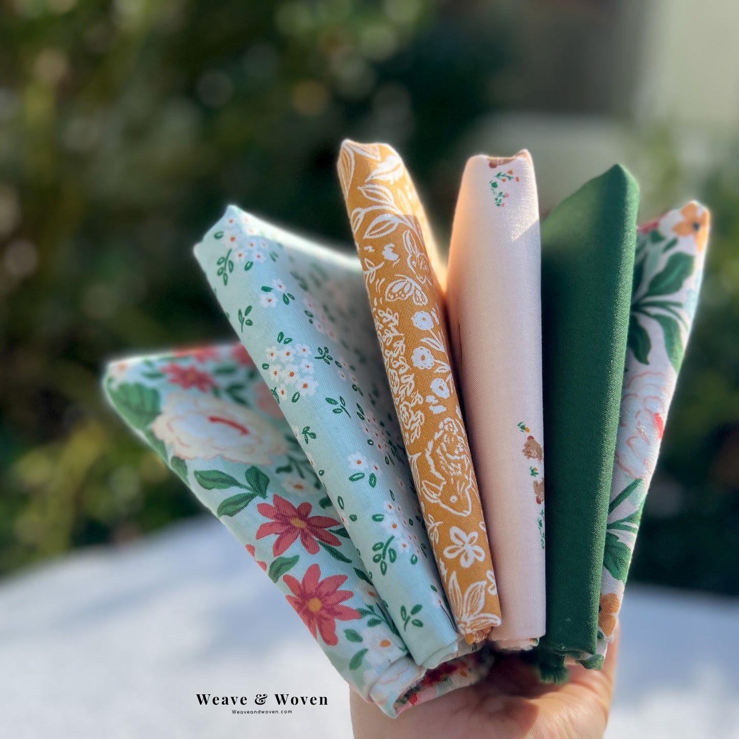 Sweet Cotton Tails | Fat Quarter Bundle - Weave & Woven