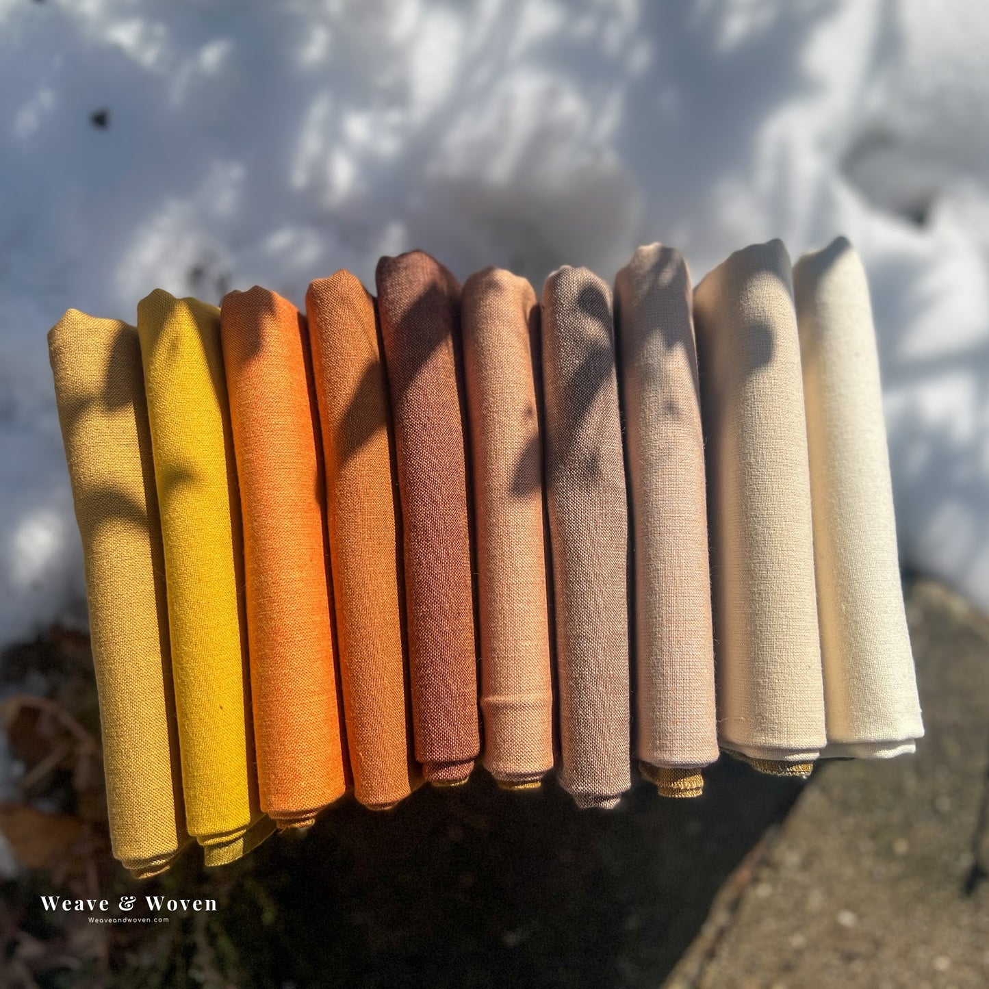 Landscape in Desert | Fat Quarter Bundle - Weave & Woven