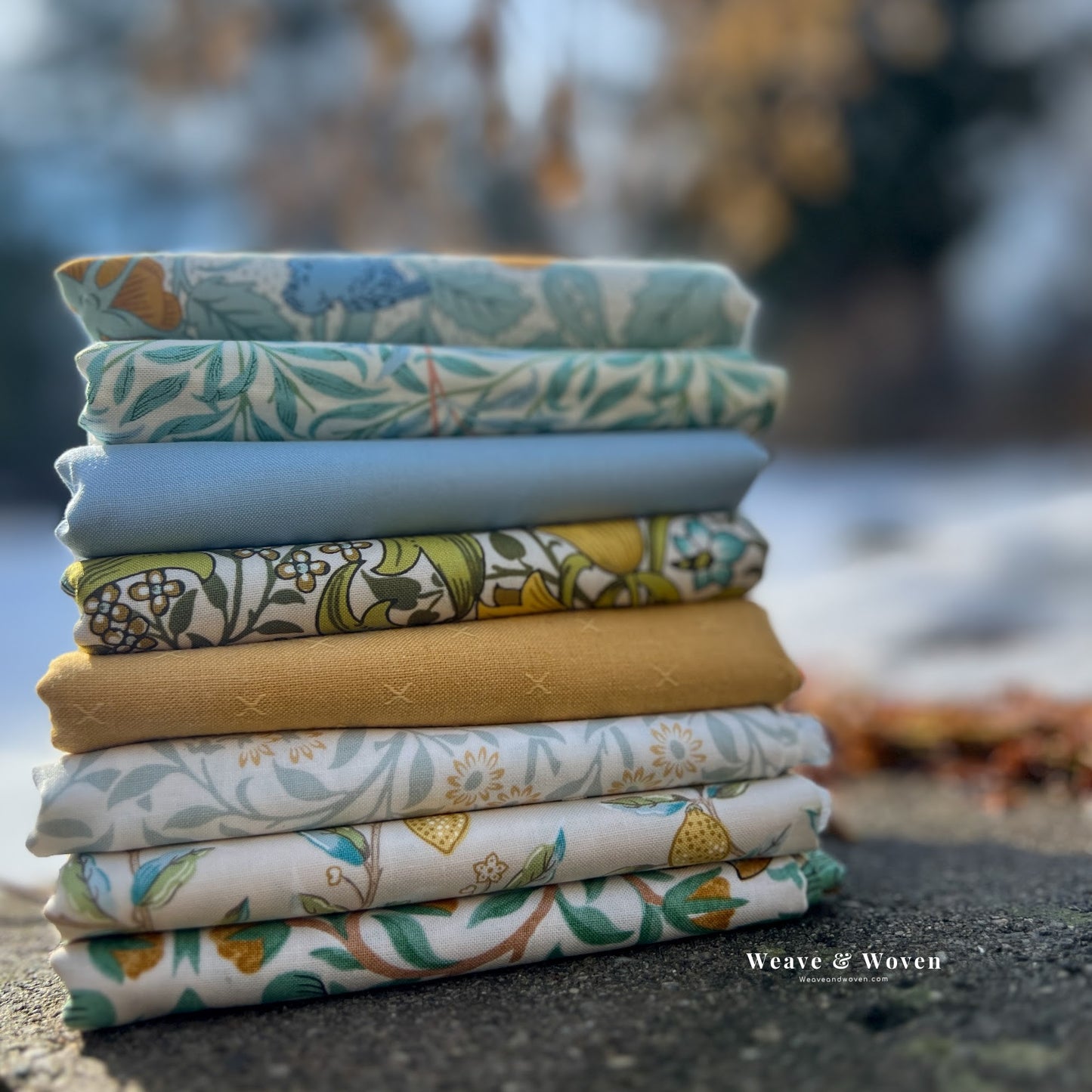 Lemon Grove, William Morris & Co.  | Fat Quarter Bundle - Weave & Woven