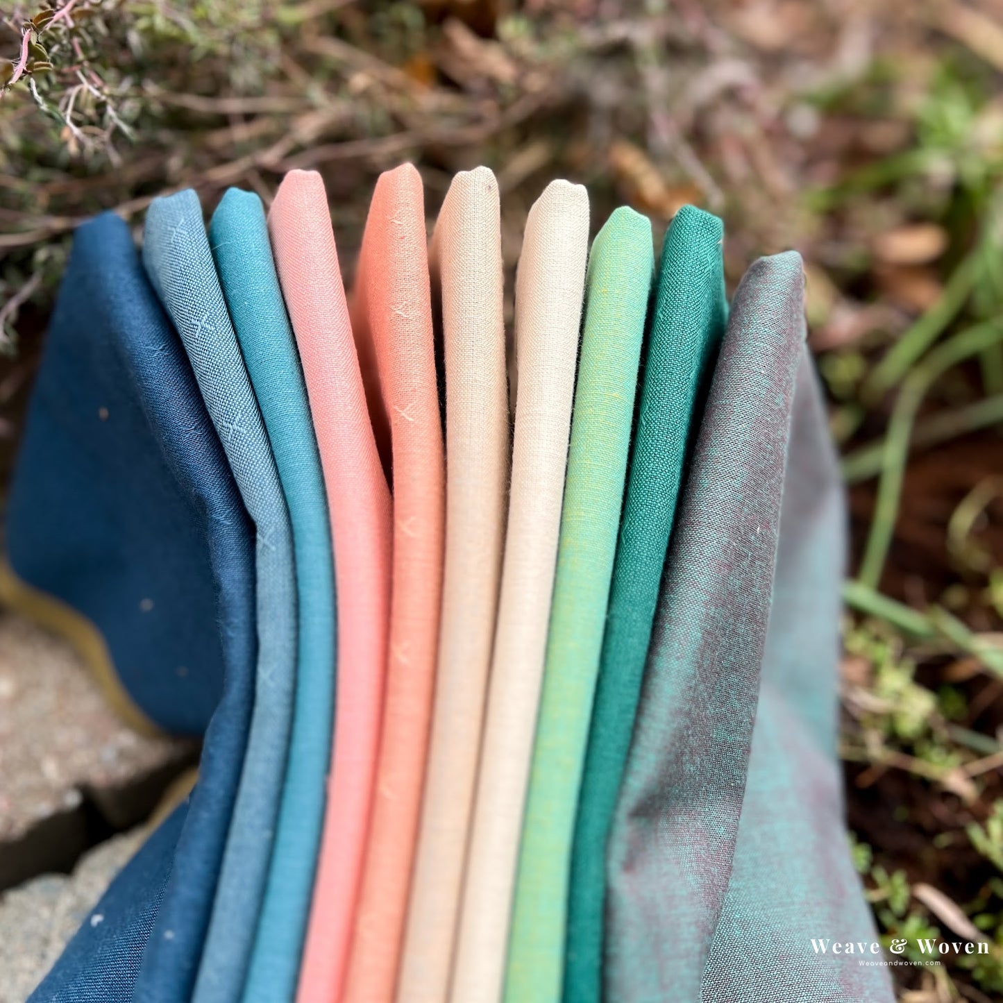 Lillypad | Fableism Fat Quarter Bundle - Weave & Woven