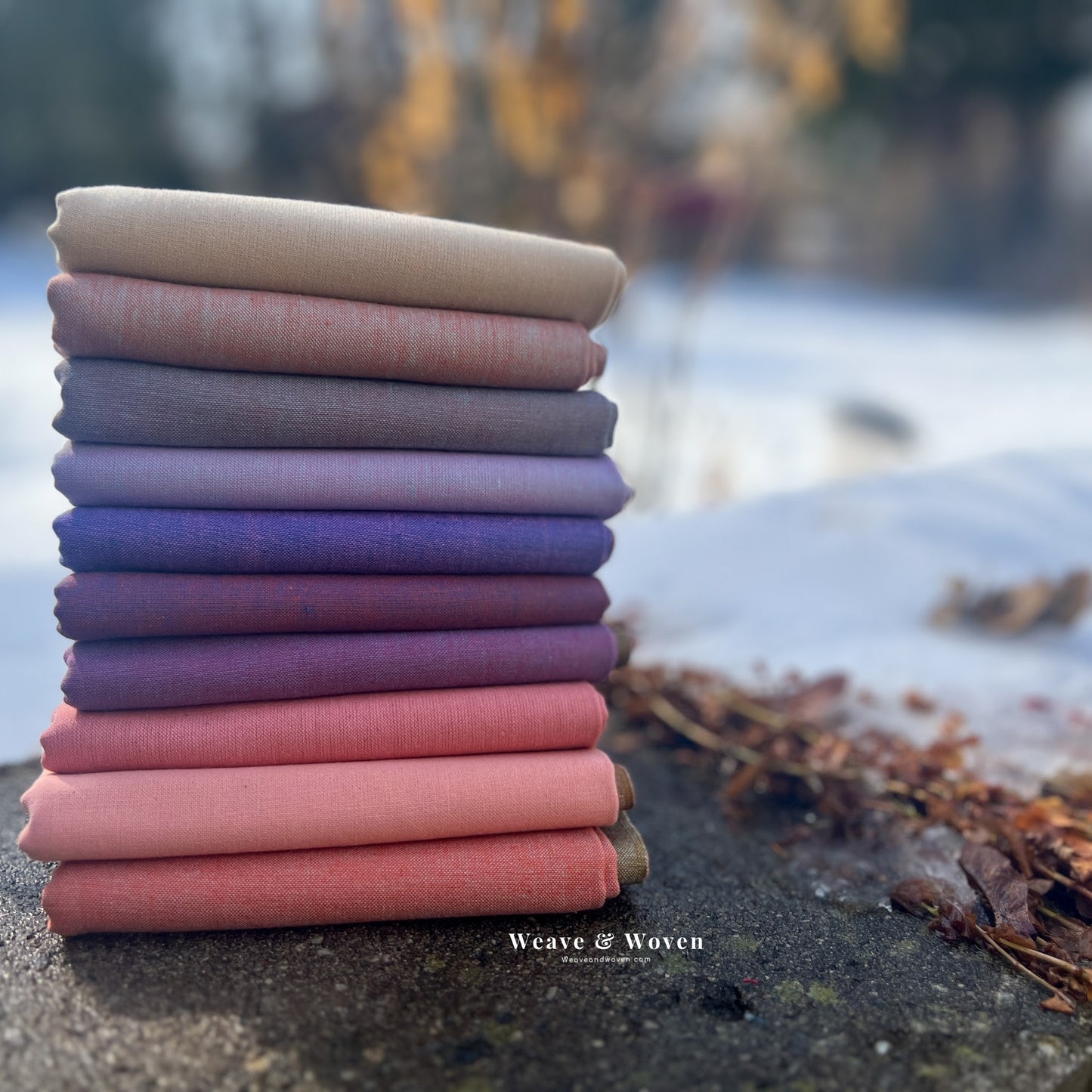 Skyscape in Dawn | Fat Quarter Bundle - Weave & Woven