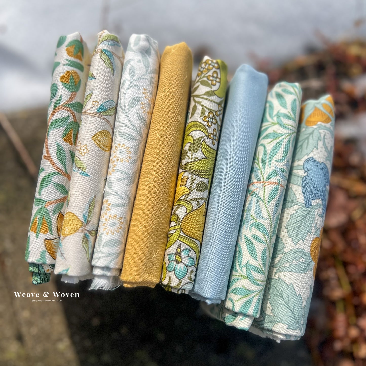 Lemon Grove, William Morris & Co.  | Fat Quarter Bundle - Weave & Woven
