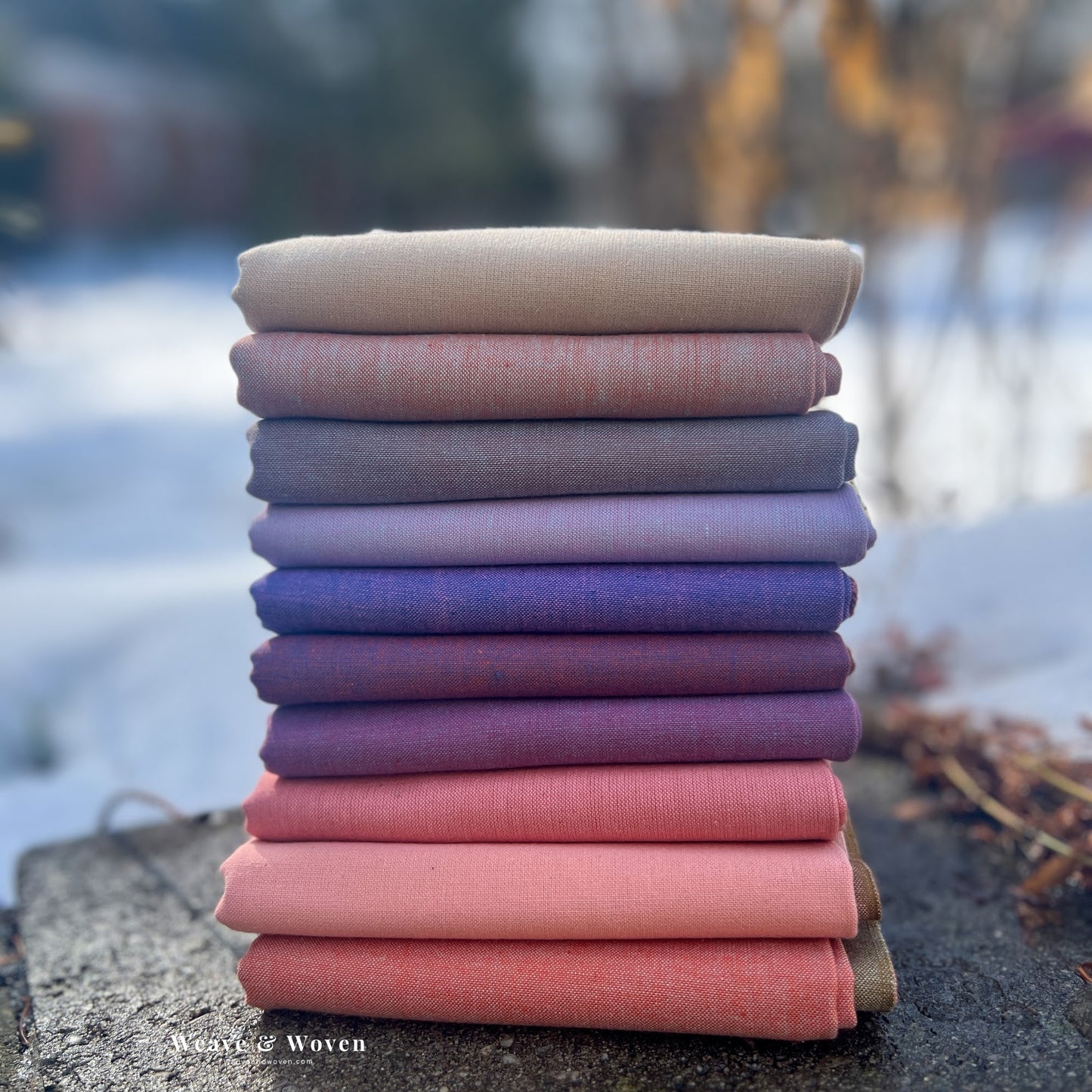 Skyscape in Dawn | Fat Quarter Bundle - Weave & Woven