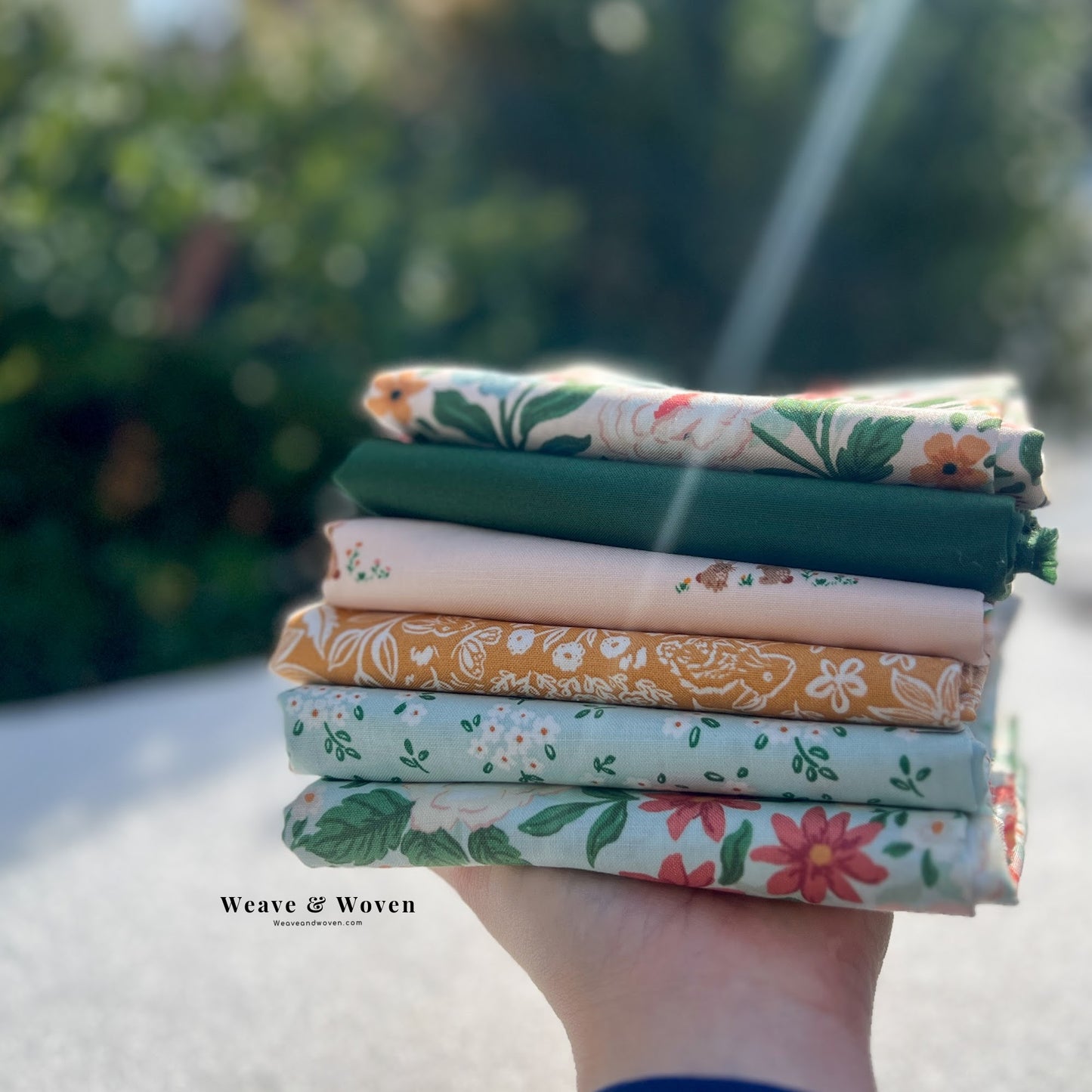 Sweet Cotton Tails | Fat Quarter Bundle - Weave & Woven