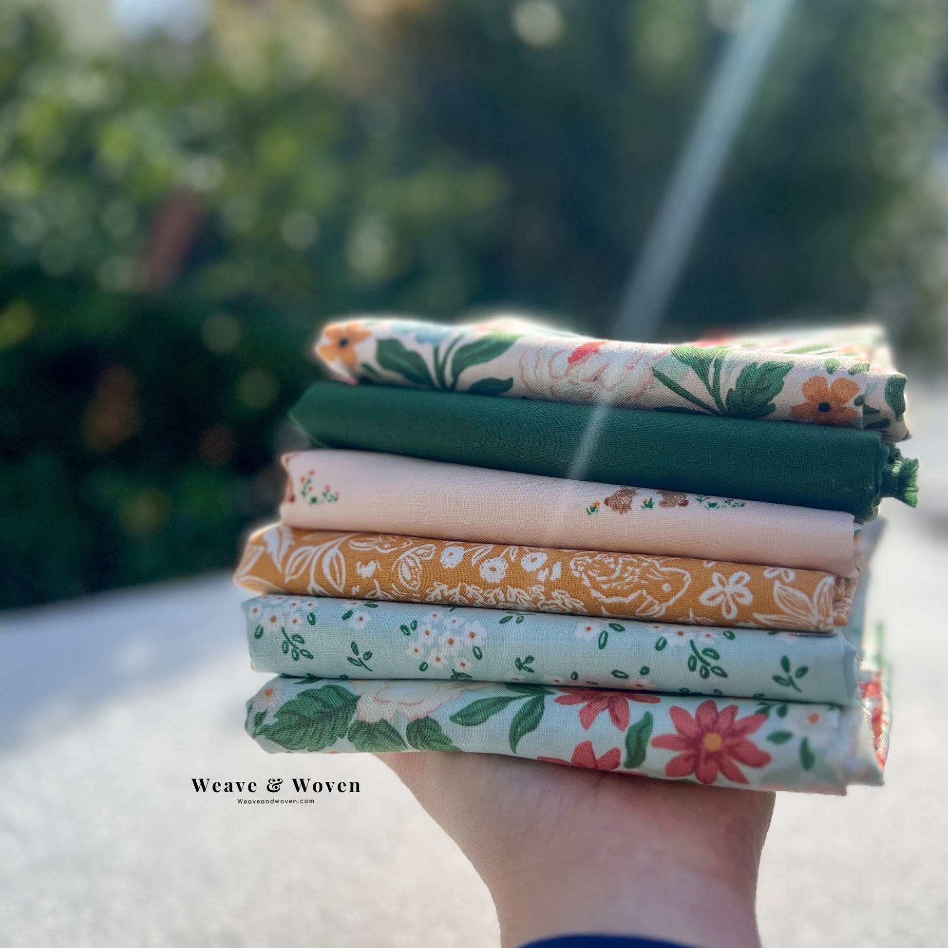 Sweet Cotton Tails | Fat Quarter Bundle - Weave & Woven