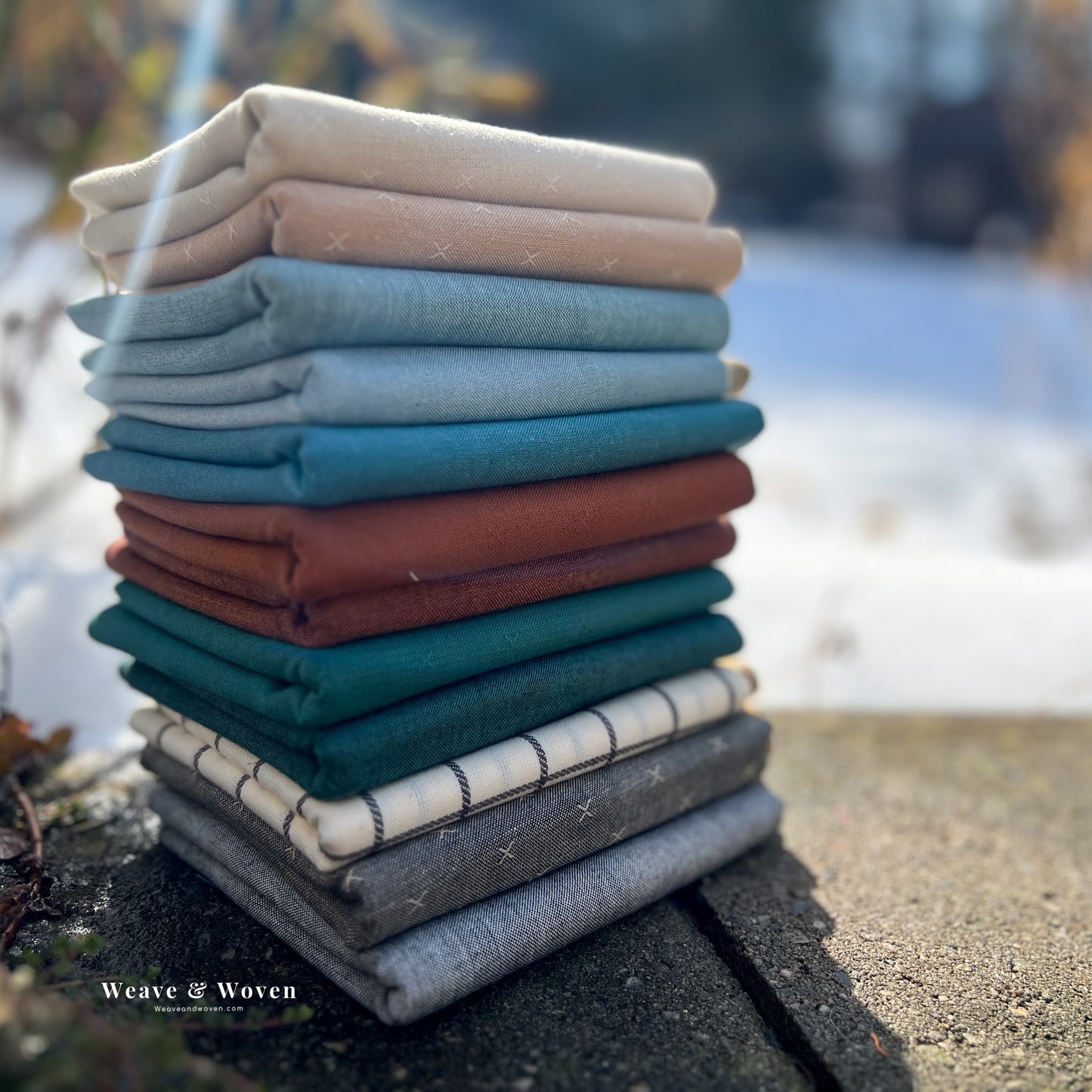 Woodland Ember | Fat Quarter Bundle - Weave & Woven