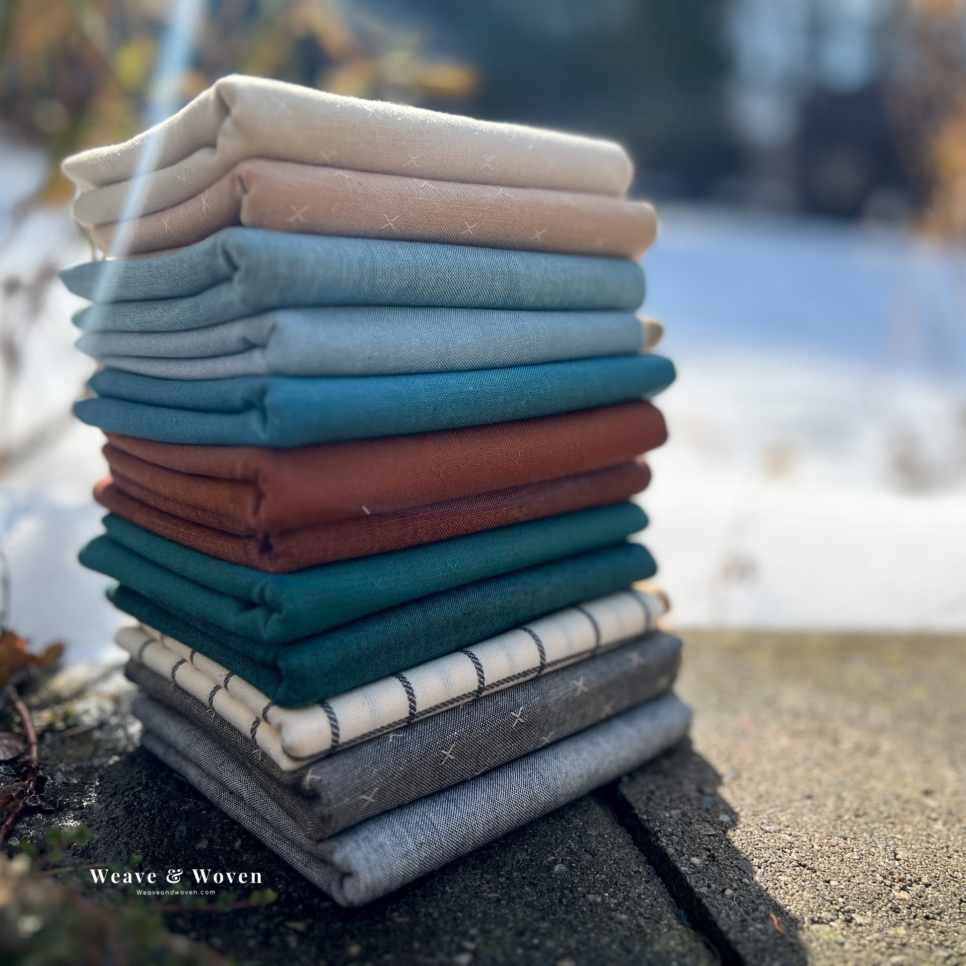 Woodland Ember | Fat Quarter Bundle - Weave & Woven