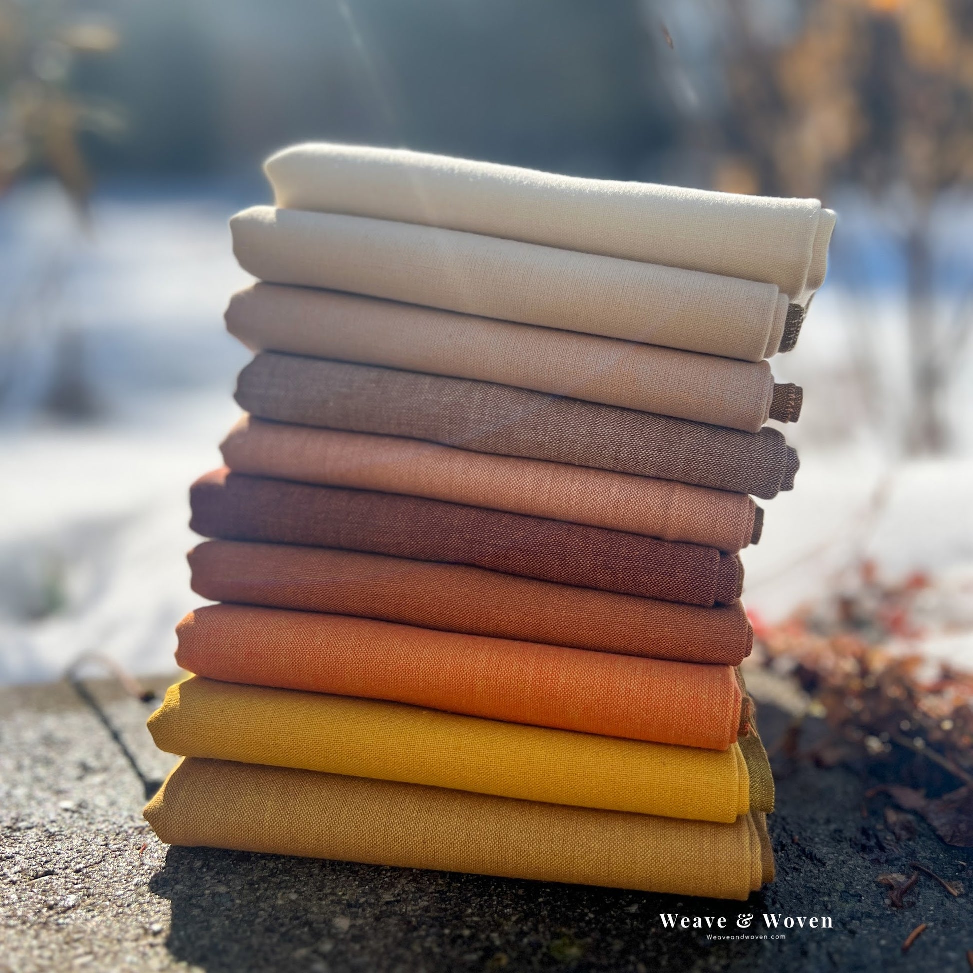 Landscape in Desert | Fat Quarter Bundle - Weave & Woven