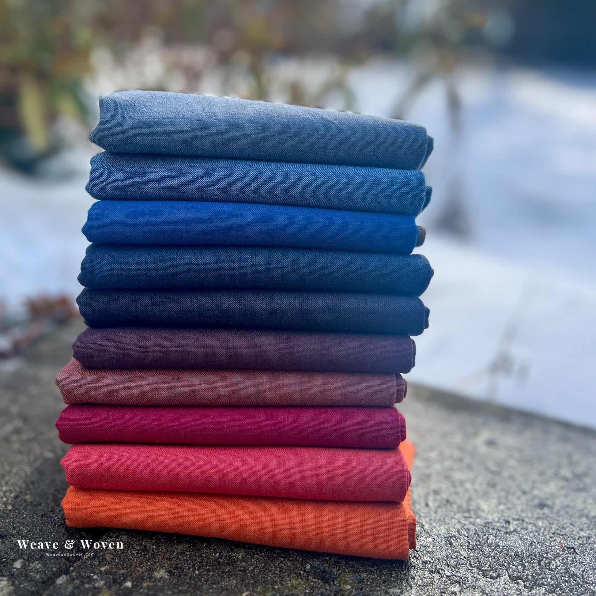 Skyscape in Twilight | Fat Quarter Bundle - Weave & Woven