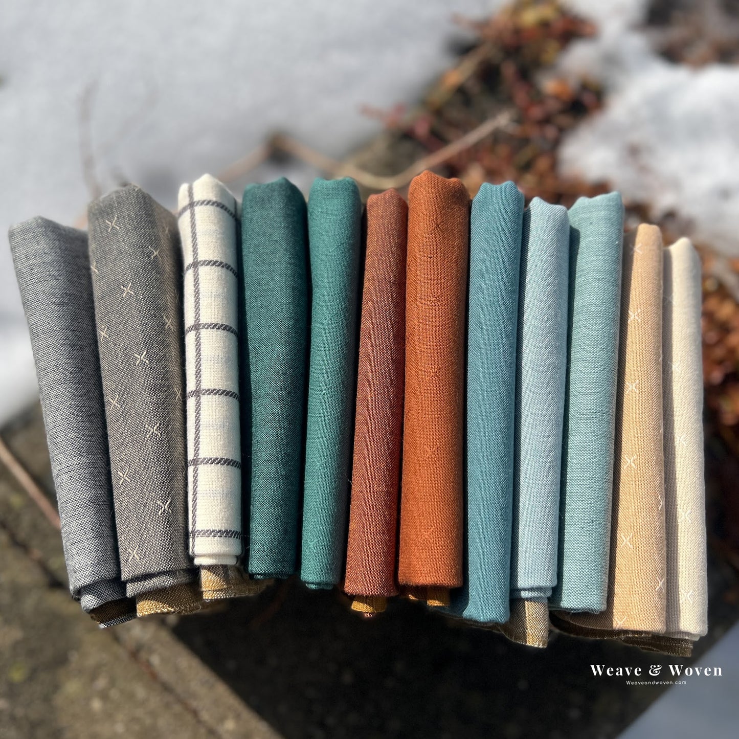 Woodland Ember | Fat Quarter Bundle - Weave & Woven
