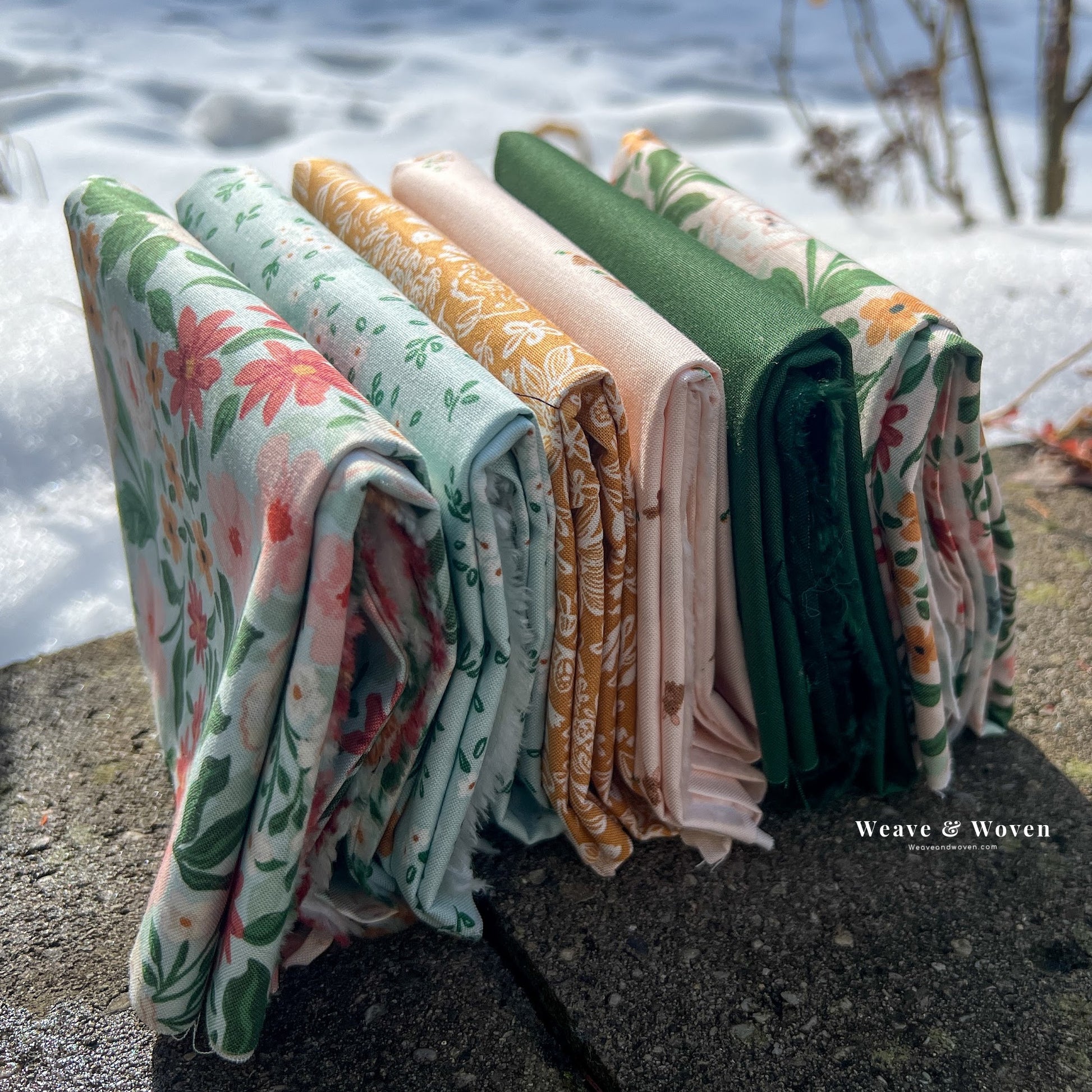 Sweet Cotton Tails | Fat Quarter Bundle - Weave & Woven
