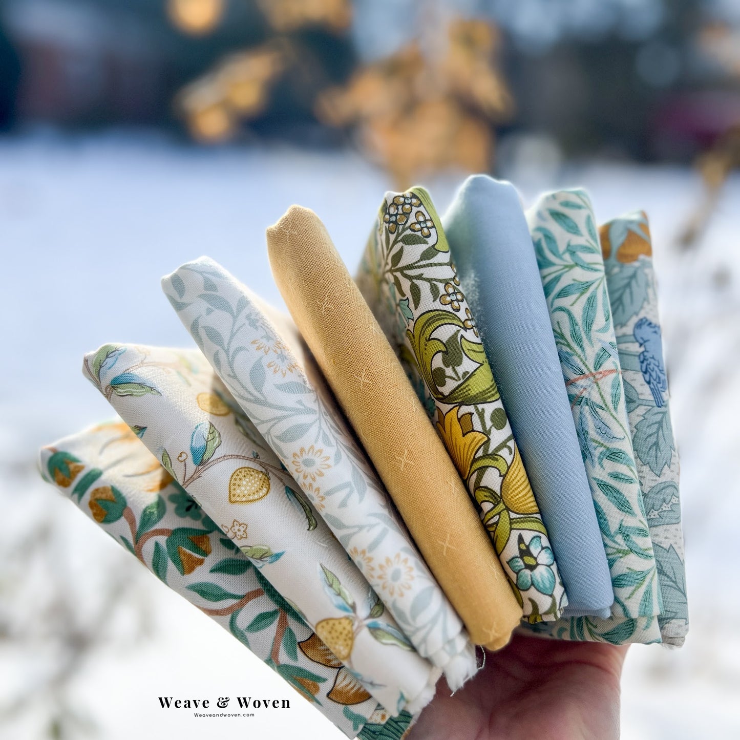 Lemon Grove, William Morris & Co.  | Fat Quarter Bundle - Weave & Woven