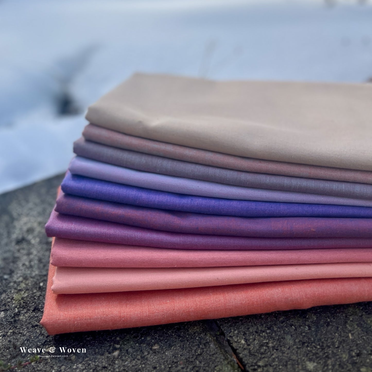 Skyscape in Dawn | Fat Quarter Bundle - Weave & Woven