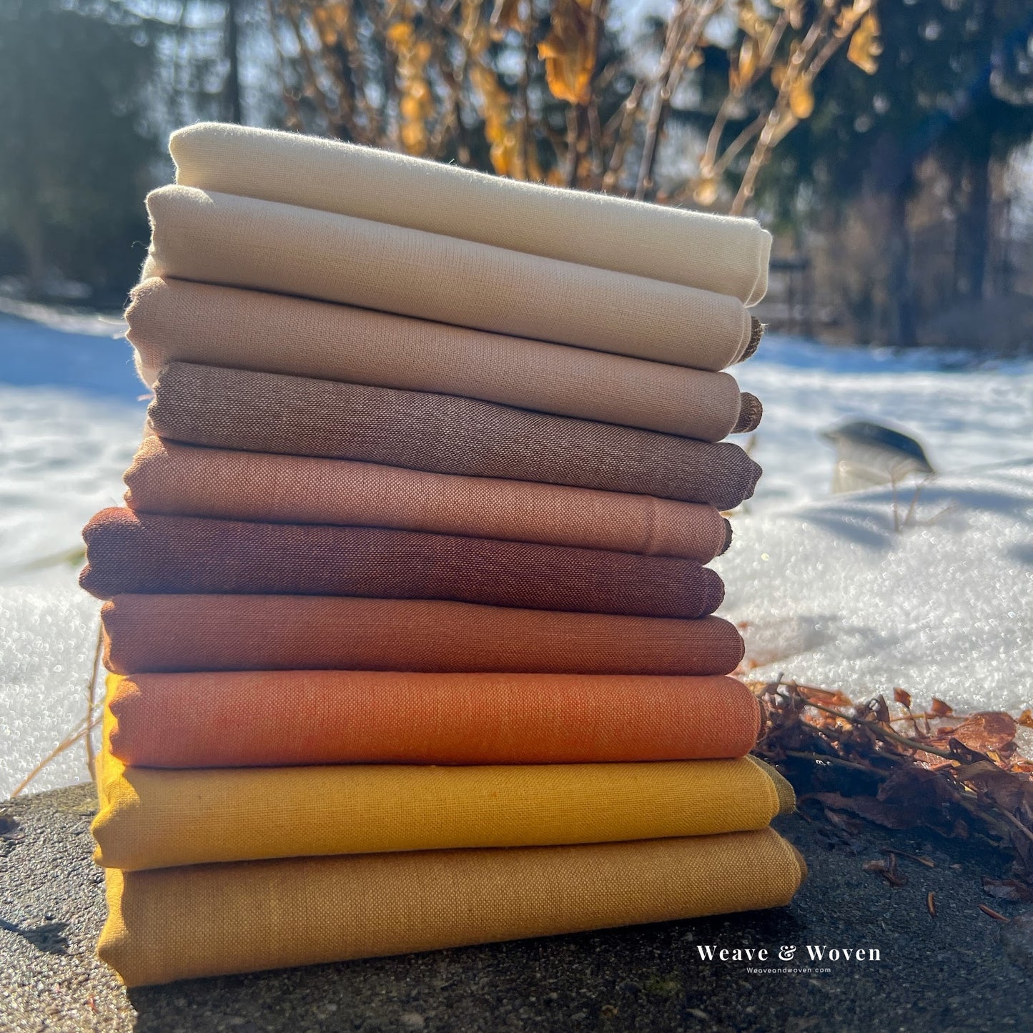 Landscape in Desert | Fat Quarter Bundle - Weave & Woven