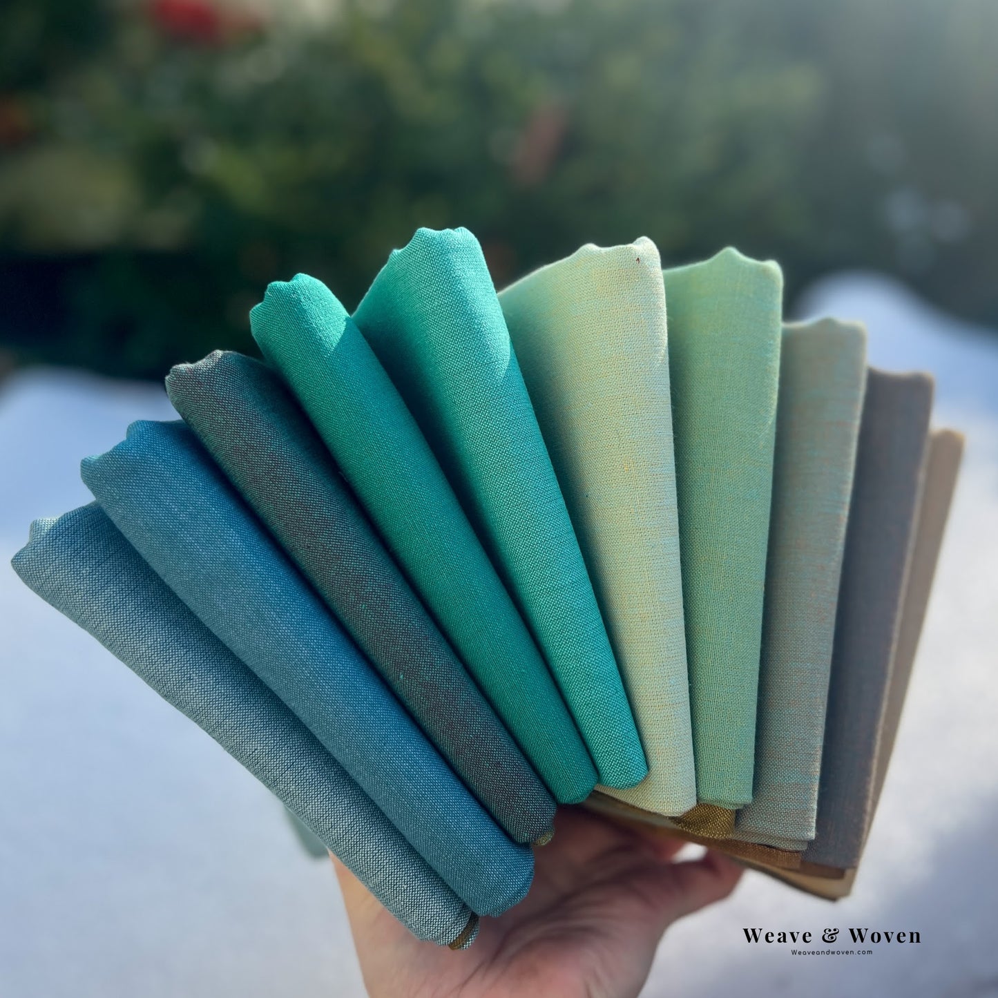 Landscape in Forest | Fat Quarter Bundle - Weave & Woven