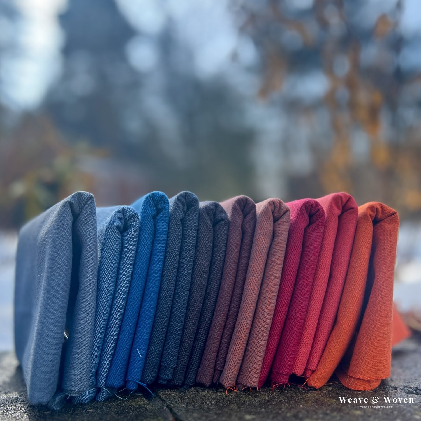 Skyscape in Twilight | Fat Quarter Bundle - Weave & Woven