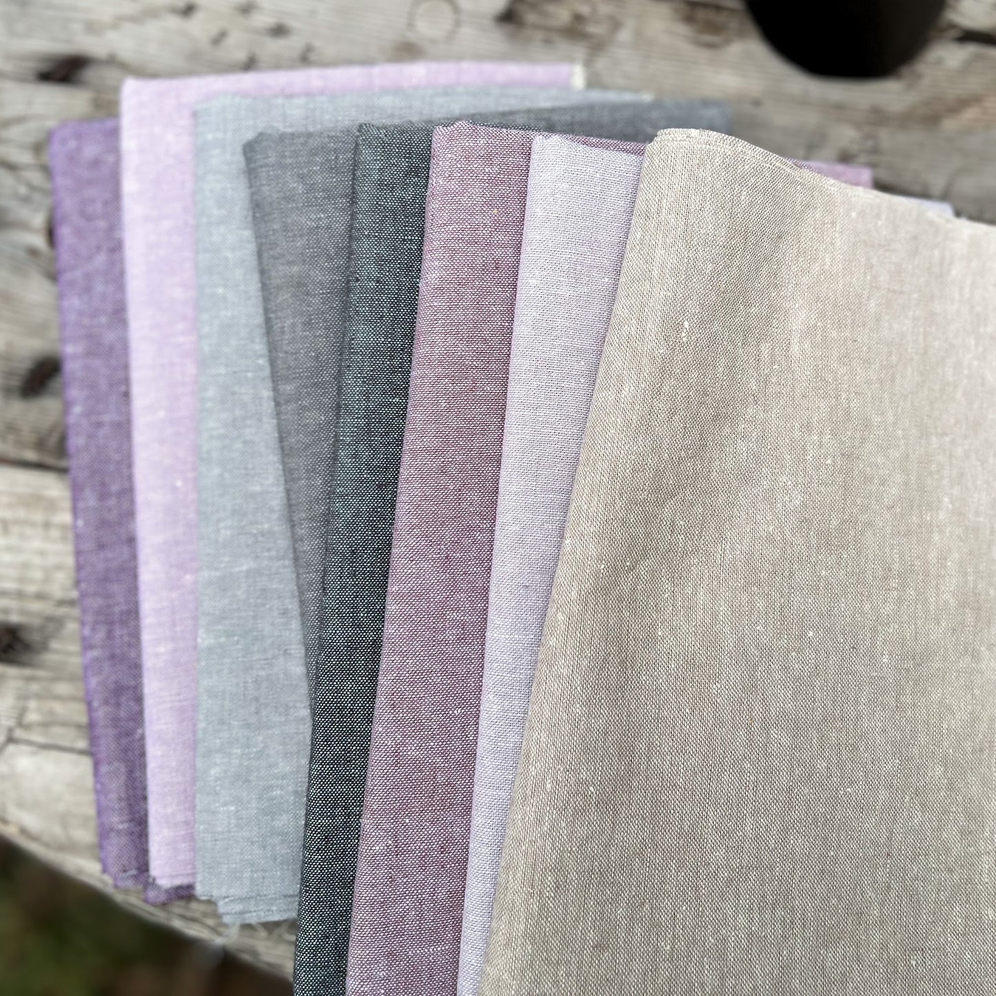 Lilac & Spice Texture Bundle  | Essex Yarn Dye | Fat Quarter Bundle